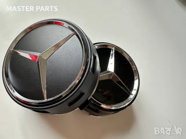 Чисто нови капачки за джанти Mercedes 75мм – безкомпромисно качество!, снимка 5 - Части - 47297800