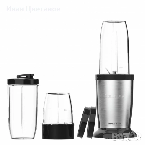 Блендер Taurus Shake & Go – 800W мощност, пулсова технология и аксесоари за смутита