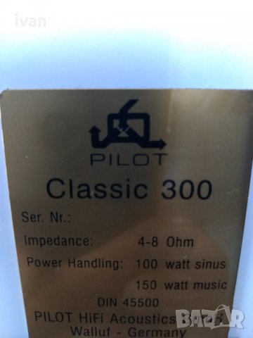 Pilot classic 300, снимка 9 - Тонколони - 29911594