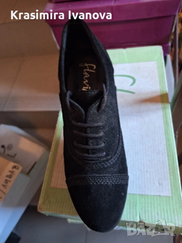 нови обувки естествен велур , снимка 5 - Дамски ежедневни обувки - 54209364