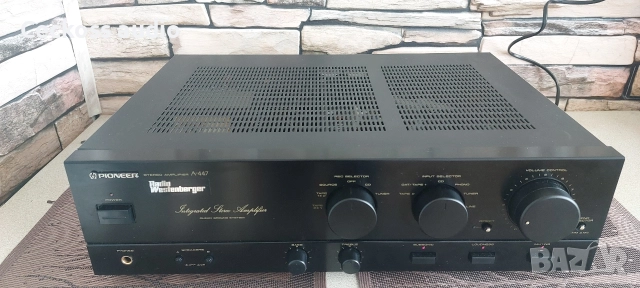 Стерео усилвател PIONEER A-447, снимка 3 - Ресийвъри, усилватели, смесителни пултове - 52559498