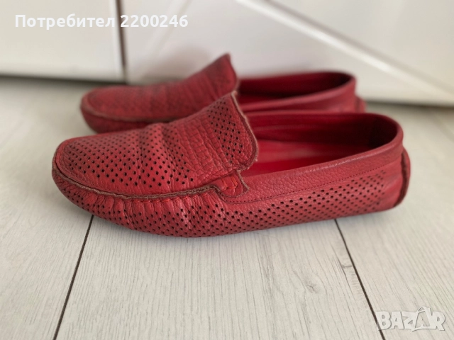 Мъжки мокасини естествена кожа Baldinini