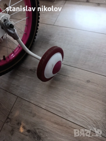 Детски Велосипед MONSTER РОЗОВ 12'' , снимка 8 - Велосипеди - 53959094