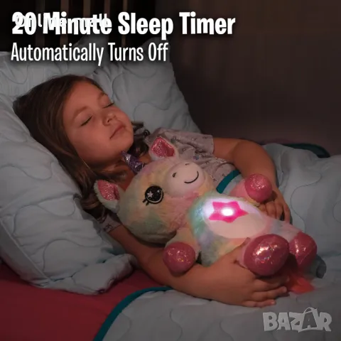 Плюшена играчка и проектор звездно небе Star Belly, Светещ Еднорог, снимка 4 - Плюшени играчки - 48253861