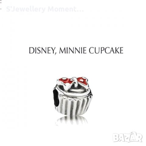  Талисман Pandora Disney, Minnie Cupcake, снимка 1 - Гривни - 25978308