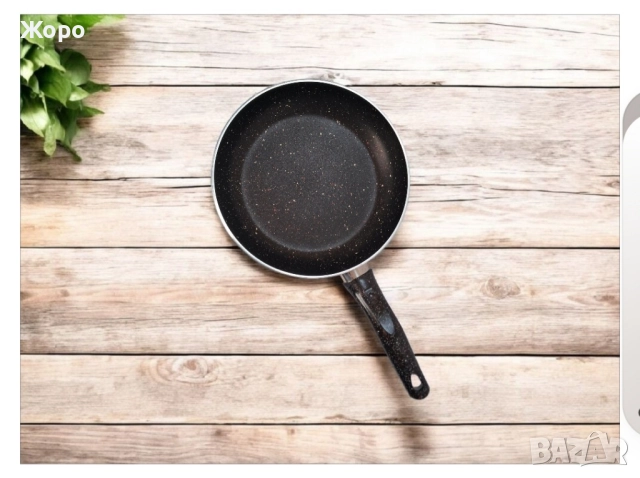 Тиган с гранитно покритие PlusHome различни размери, снимка 4 - Съдове за готвене - 52545946
