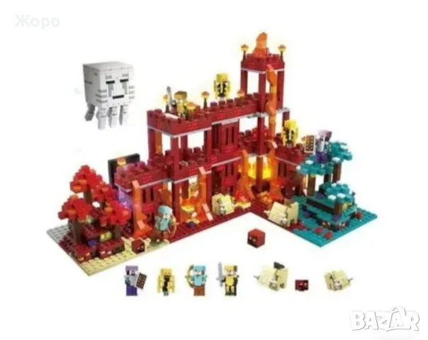 Детски конструктор"Подземния градът от лава"от серията конструктори Myworld 2181 Елемента 144293, снимка 5 - Конструктори - 48255921