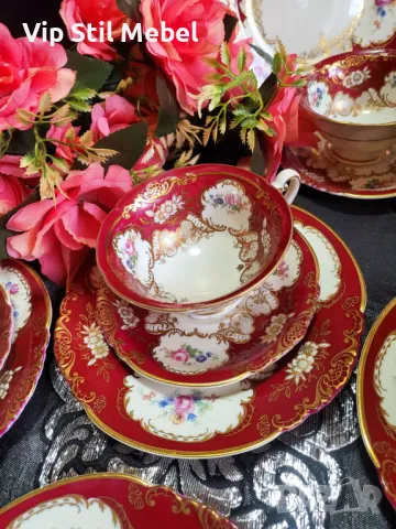 Königlich чашки с подложни чинийки и десертни чинийки , снимка 13 - Сервизи - 49445827