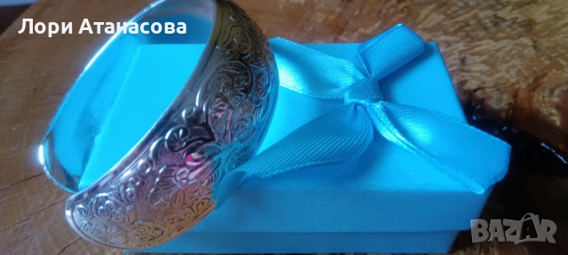 Ретро дамска гривна с ажурни орнаменти - ръчна изработка.Дързък акцент към аутфита на всяка дама, снимка 4 - Гривни - 54003238