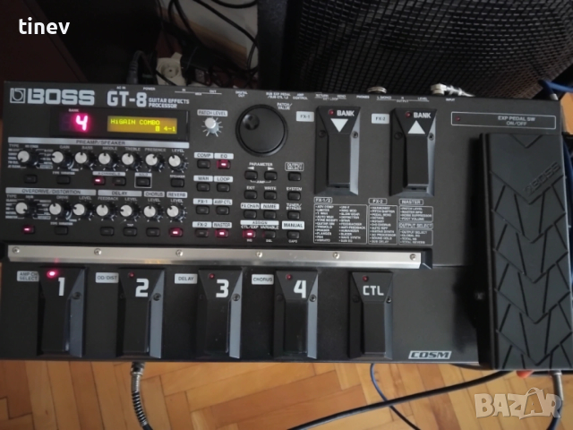 Boss GT8 процесор за китара, снимка 5 - Китари - 53996637