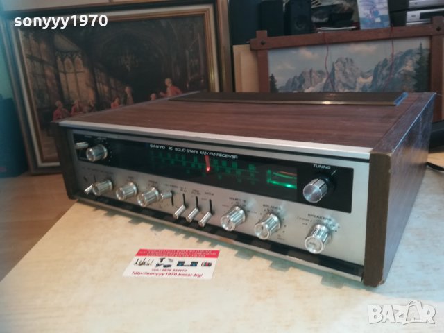 sanyo-japan ретро ресивър 0303210827, снимка 9 - Ресийвъри, усилватели, смесителни пултове - 32021580