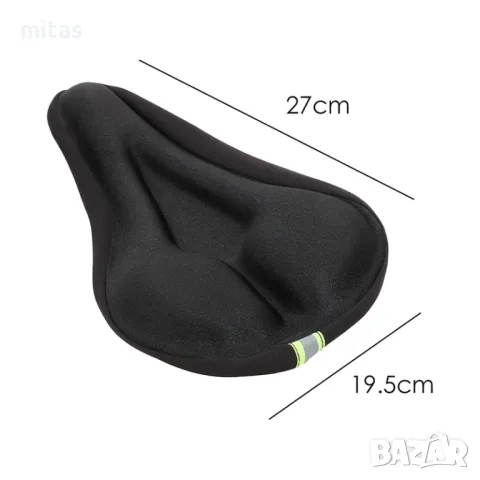 Гелова подложка за велосипедна седалка, Калъф за седло, Комфорт и Мекота, снимка 2 - Аксесоари за велосипеди - 49800688