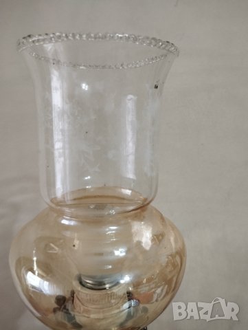 Ретро настолна лампа тип газена, снимка 3 - Настолни лампи - 44261887