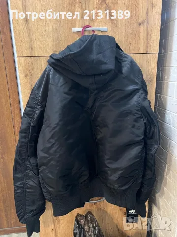 Мъжко бомбер яке Alpha Industries, размер L, снимка 7 - Якета - 56295333