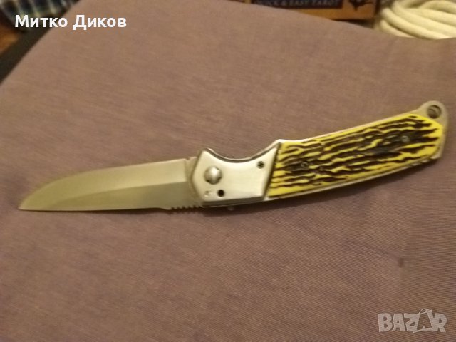 Полу автоматичен нож излиза автоматично настрани без луфт 135х100мм, снимка 5 - Ножове - 38957465