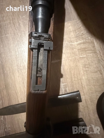 Старинна пушка МАНЛИХЕР с щик, снимка 7 - Антикварни и старинни предмети - 52630505