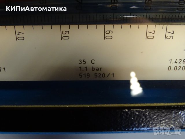 Ротаметър KROHNE GA 24R Glasstube flowmeter 10-75 Nm3/h, снимка 6 - Резервни части за машини - 37461061