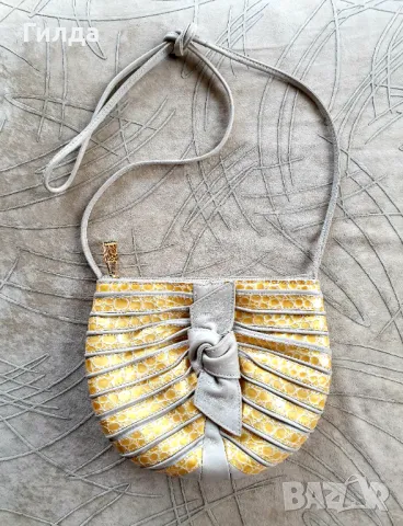 Braccialini винтидж чанта от естествена кожа налична, снимка 2 - Чанти - 50159341