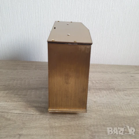 Стар бронзов настолен часовник Diehl Electro, снимка 3 - Антикварни и старинни предмети - 50586948