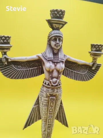 Изида - свещник, снимка 3 - Статуетки - 48576656