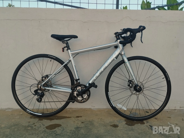 Шосеен Велосипед С Дискови Спирачки Carrera Zelos Mens Road Bike - Silver - S - Frame, снимка 6 - Велосипеди - 52683933