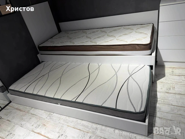 Легло сандвич с два двулицови матрака