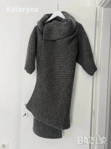 вълнен кардиган, снимка 3 - Палта, манта - 54058894