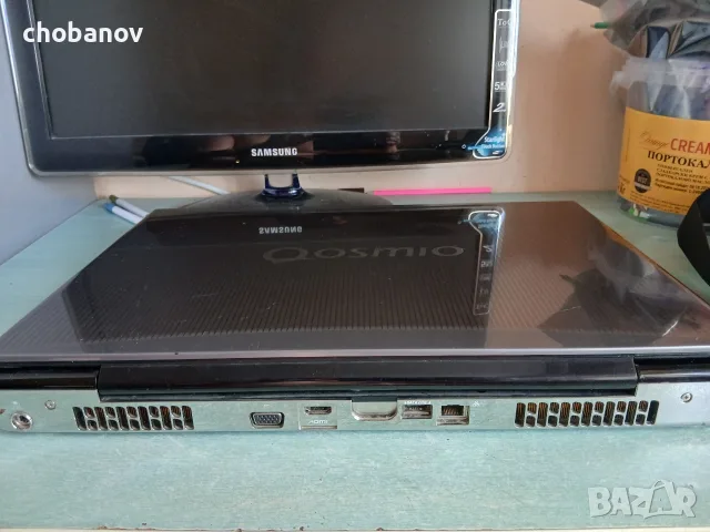 18.4" Ретро флагман Toshiba Qosmio G50-132 / 4GB RAM / 400GB HDD / Здрава батерия, снимка 9 - Лаптопи за дома - 56245804