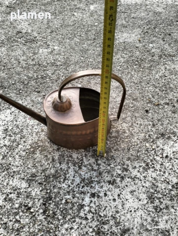 Медна лейка, снимка 3 - Антикварни и старинни предмети - 51227830