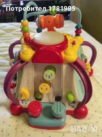 Детски музикален куб, снимка 5 - Музикални играчки - 48637324