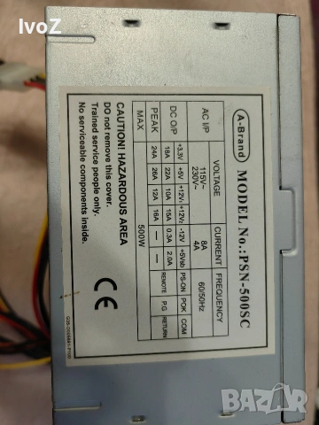 Продавам захранване за компютър 500w.