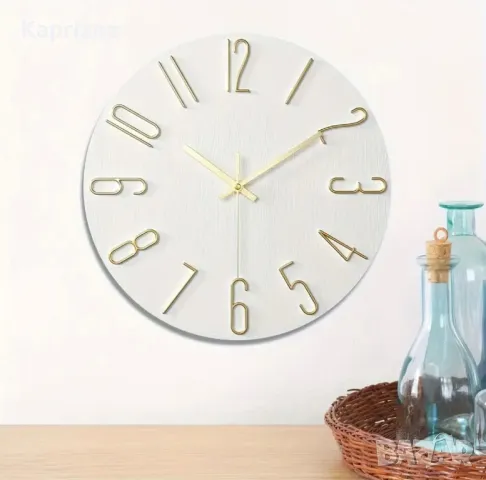 Уникален голям стенен часовник, снимка 6 - Стенни часовници - 50231893