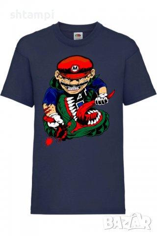 Детска тениска Mario VS Monster,Игра,Изненада,Подарък,Празник,Повод