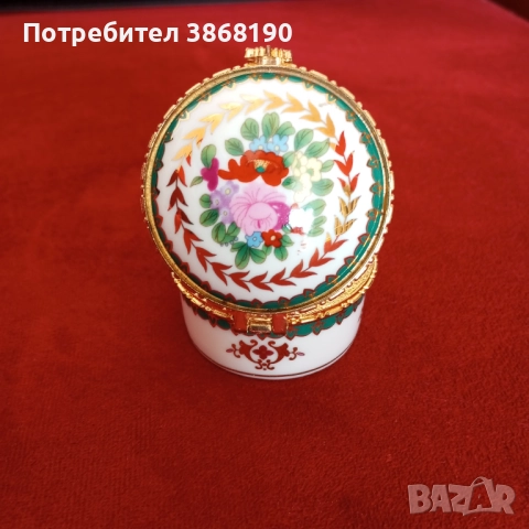 Керамична кутийка за бижута с обков, снимка 5 - Други - 52131273