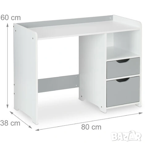 Детска масичка /бюро с чекмеджета Relaxdays, снимка 2 - Мебели за детската стая - 53904514