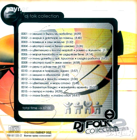 DJ Folk Collection 2, снимка 2 - CD дискове - 50557180
