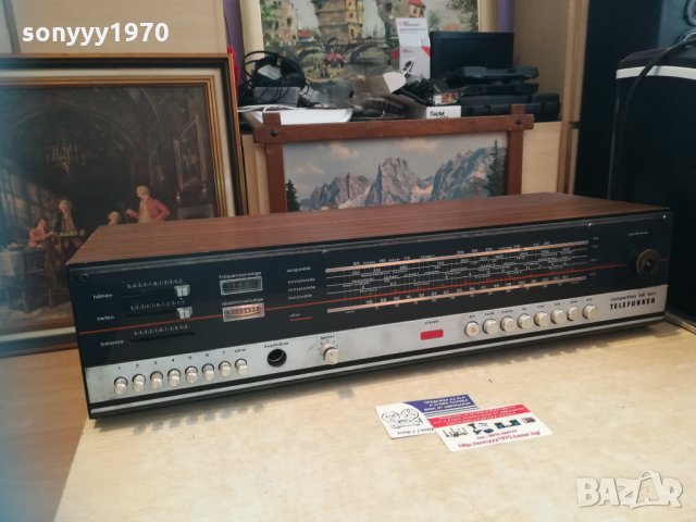 telefunken concertino hifi 401 receiver-sweden 2110201634, снимка 2 - Ресийвъри, усилватели, смесителни пултове - 30504533