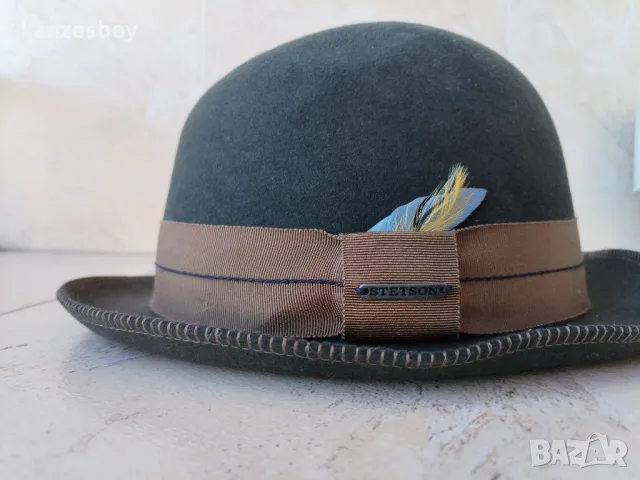 stetson vitafelt crushable water repellent - мъжка вълнена шапка 59/Л, снимка 2 - Шапки - 48732512