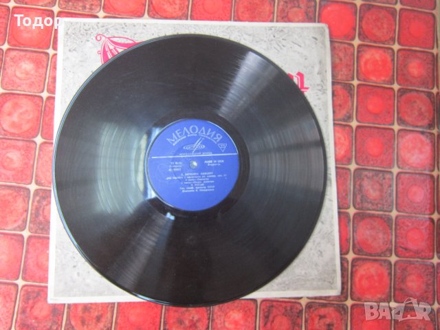 Голяма руска грамофонна плоча Бетховен , снимка 4 - Колекции - 37615250