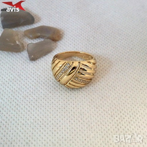 Пръстен с 14К златно покритие 224832