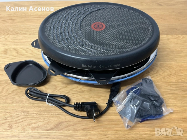 Раклет грил Tefal Colormania Raclette-Grill-Crepe (транспортен дефект), снимка 4 - Скари - 54343266