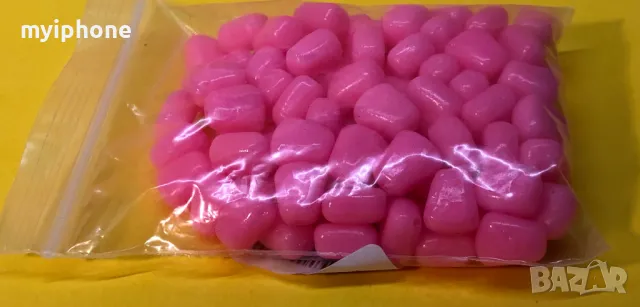 100 бр.Изкуствена плаваща ароматизирана силиконова царевица, снимка 2 - Стръв и захранки - 48943745