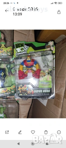 Фигурки на Бен тен-10-12 см, снимка 10 - Играчки за стая - 32319063