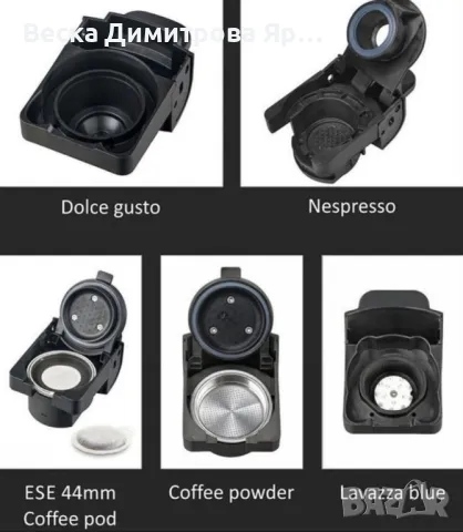 Иновативна кафемашина 5в1, снимка 12 - Кафемашини - 49235580