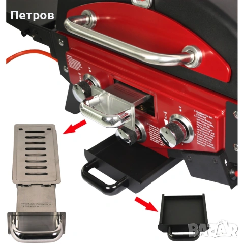 Газово барбекю, грил - El Fuego Madison red, снимка 3 - Барбекюта - 53881777