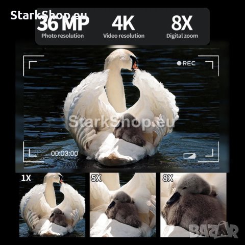 Уникален Бинокъл с нощно виждане и камера 36MP 4K, снимка 4 - Оборудване и аксесоари за оръжия - 40256689