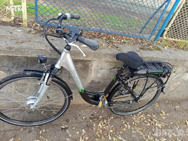 28 цола електрически алуминиев велосипед с 7 скорости усилени капли амортисьори предни като нов, снимка 13 - Велосипеди - 52547876