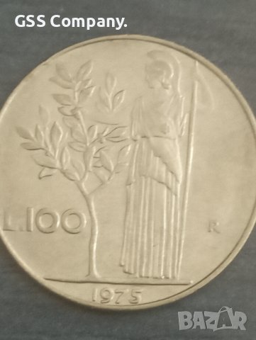 100 лири (1975) Италия , снимка 1