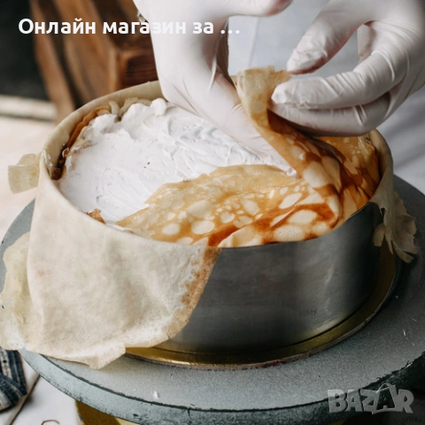 Регулируем ринг за торта Ruhhy, неръждаема стомана, височина 15см, диаметър 16-30см, снимка 5 - Прибори за хранене, готвене и сервиране - 52549120