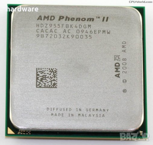 десктоп процесор  amd phenom II 955 black edition socket сокет am3, снимка 2 - Процесори - 25122983